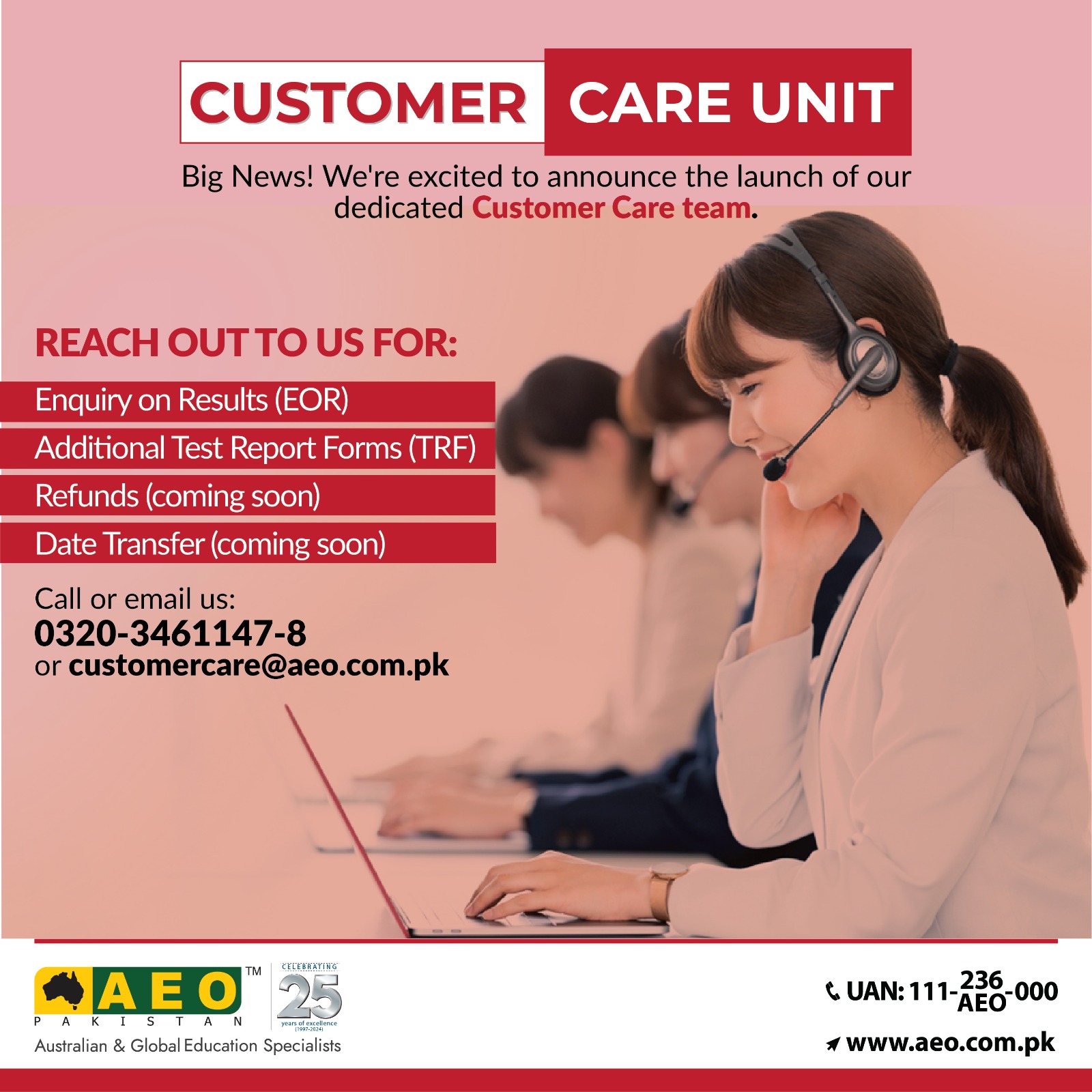 AEO Customer Care Unit Ad