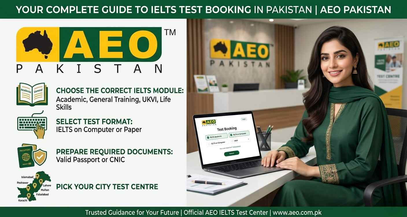 IELTS Test Booking Pakistan Complete Guide for Test Takers