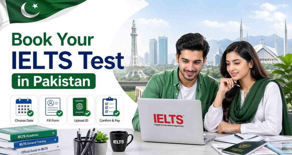 Book your IELTS Test in Pakistan