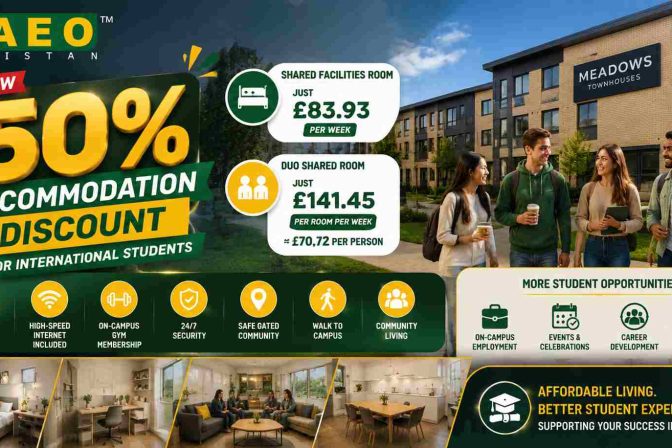 New 50% Accommodation Discount Introduced for International Students
