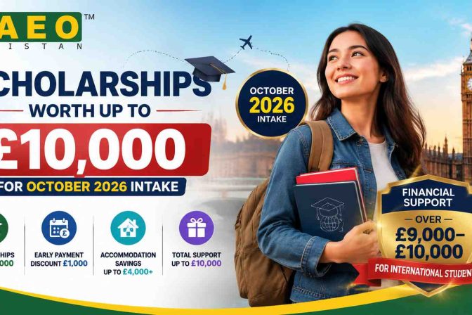 International Students Can Access Scholarships Worth Up to £10,000 for October 2026 Intake