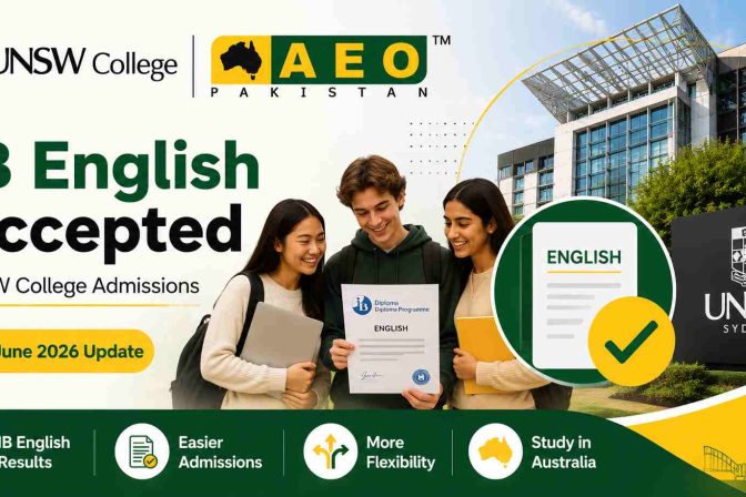 UNSW College Accepts IB Diploma English Results for Admission Requirements