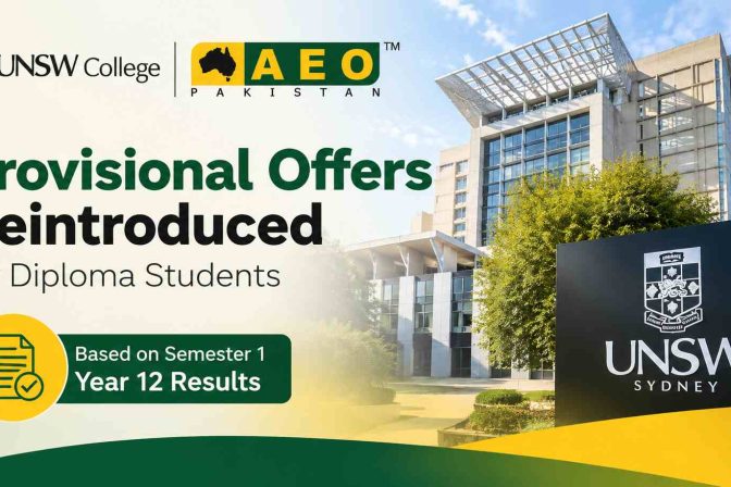UNSW College Reintroduces Provisional Offers for Diploma Students