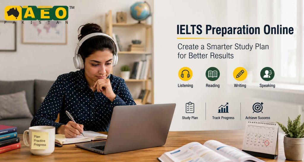IELTS Preparation Online with aeo pakistan