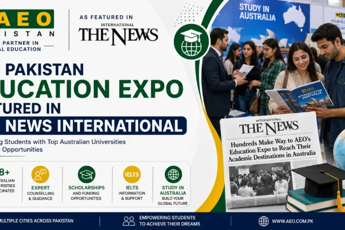 AEO Pakistan Education Expo Featured in The News
