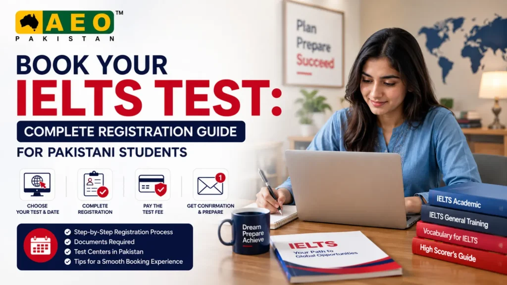Book Your IELTS Test Guide for Pakistani Students