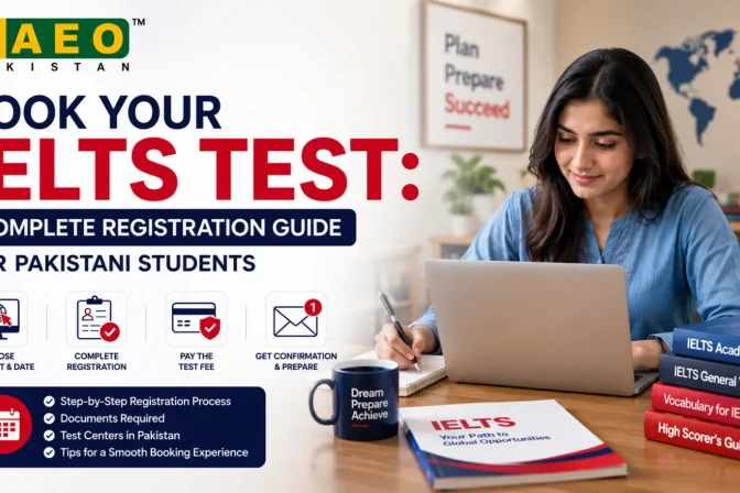 Book Your IELTS Test: Complete Registration Guide for Pakistani Students