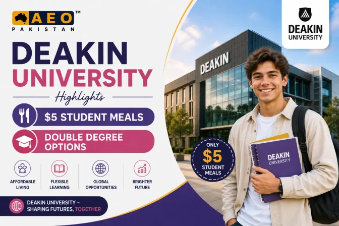 Deakin University Highlights $5 Student Meals and Double Degree Options