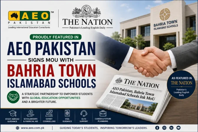 AEO Pakistan and Bahria Town Islamabad Schools Partnership Featured in The Nation