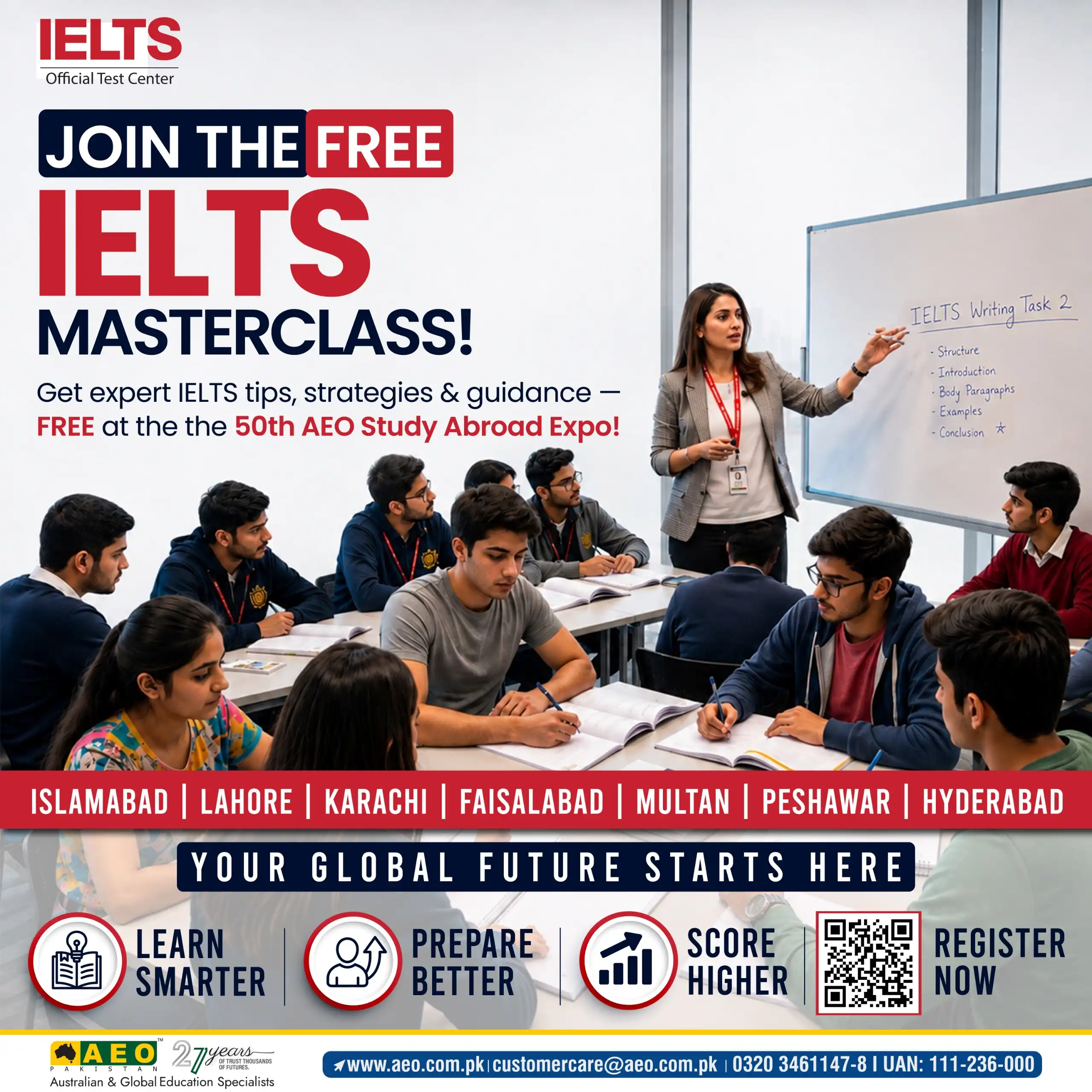 IELTS Master Class — 50th AEO Expo