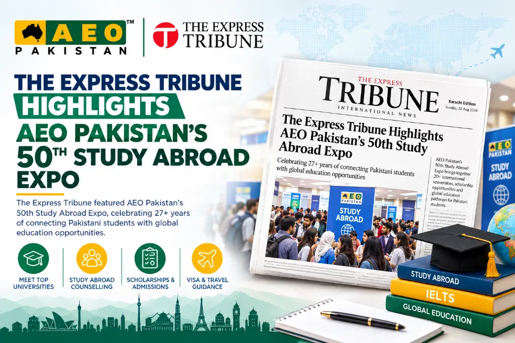 The Express Tribune Highlights AEO Pakistan’s 50th Study Abroad Expo