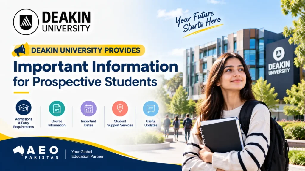 Deakin University Provides Important Information for Prospective Students