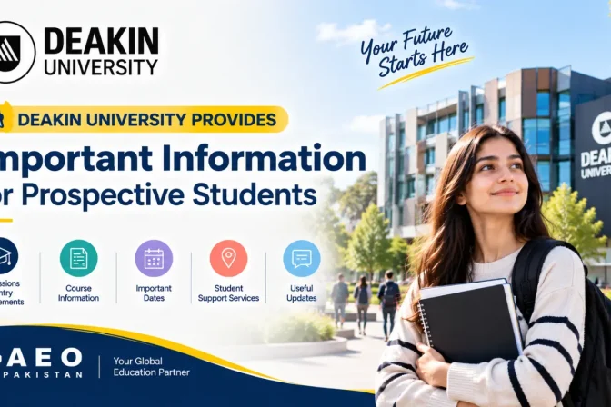 Deakin University Provides Important Information for Prospective Students