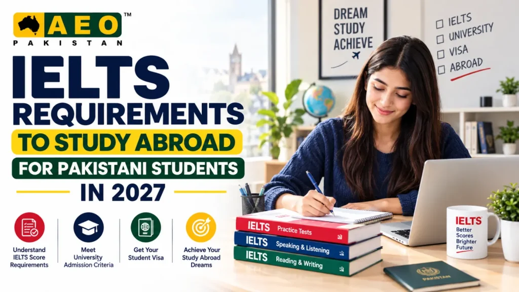 IELTS Requirements to Study Abroad for Pakistani Students in 2027