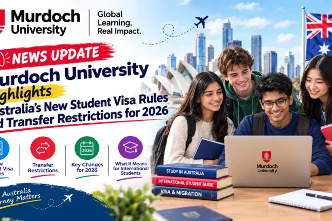 Murdoch University Highlights Australia’s New Student Visa Rules and Transfer Restrictions for 2026