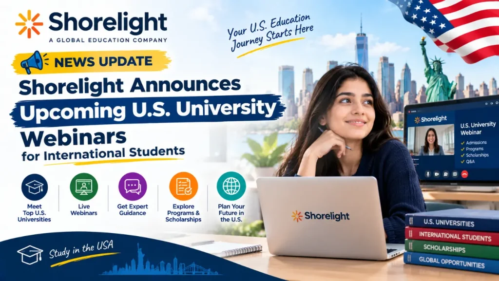 Shorelight Announces Upcoming U.S. University Webinars for International Students