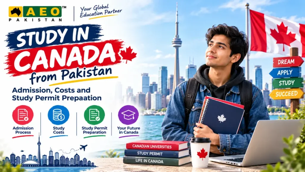 Study in Canada from Pakistan Admission Guide