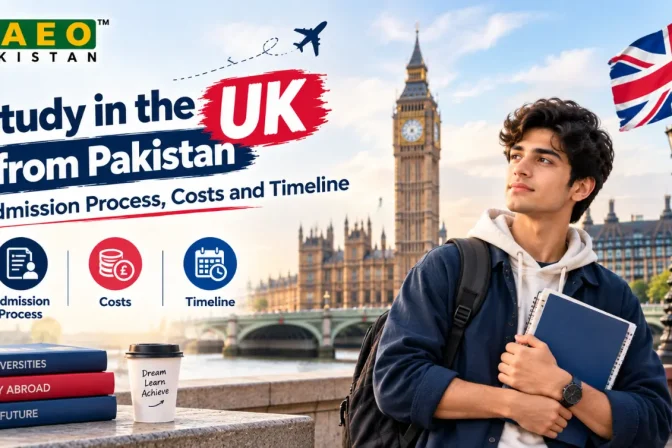 Study in the UK from Pakistan: Admission Process, Costs and Timeline