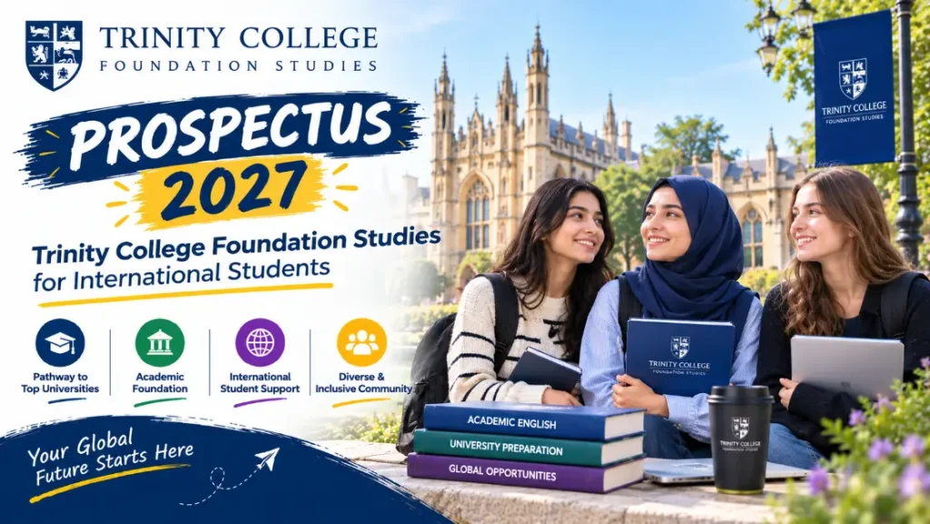 Trinity College Foundation Studies Releases 2027 Prospectus for International Students
