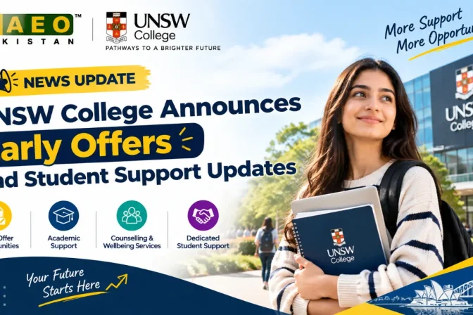 UNSW College Announces Early Offers and Student Support Updates