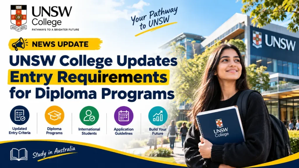 UNSW College Updates Entry Requirements for Diploma Programs