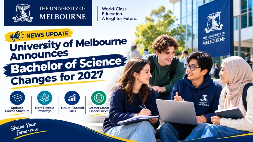 University of Melbourne Announces Bachelor of Science Changes for 2027