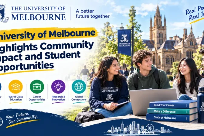 University of Melbourne Highlights Community Impact and Student Opportunities